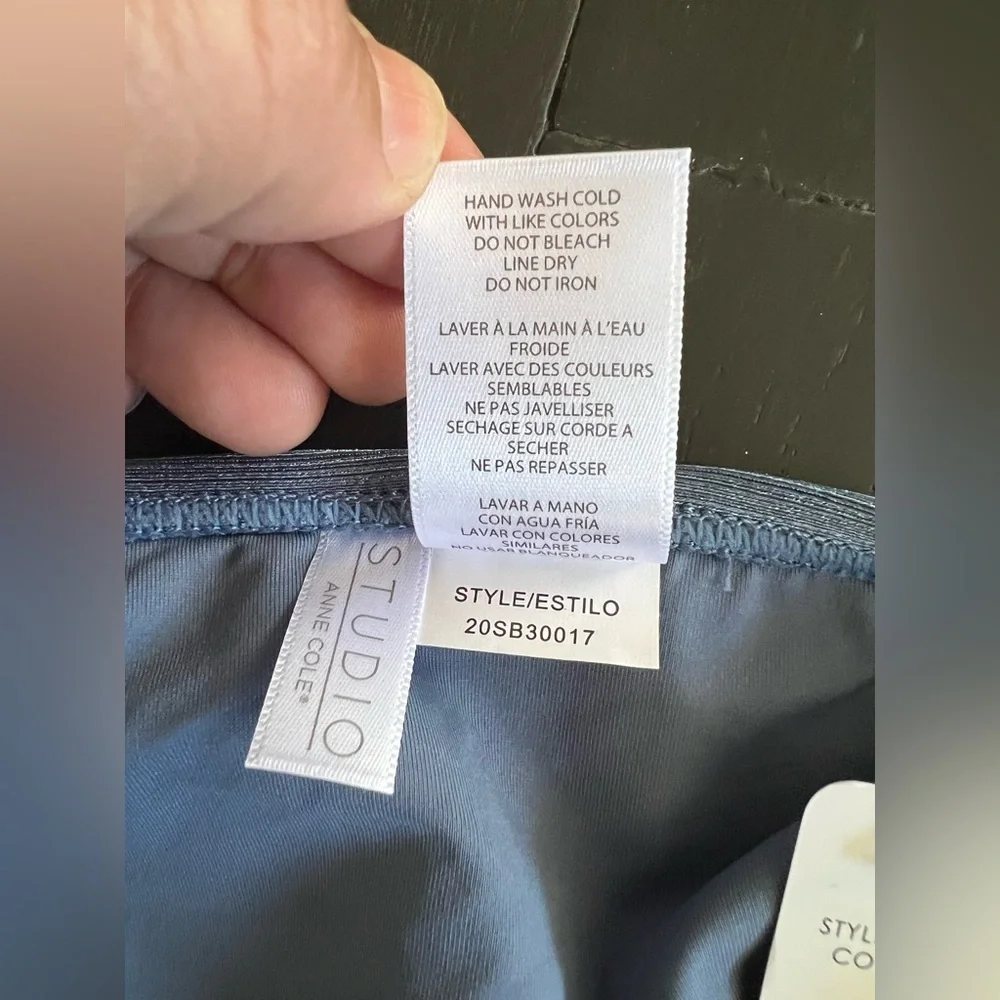 Anne Cole Pewter Bikini Bottom size XS